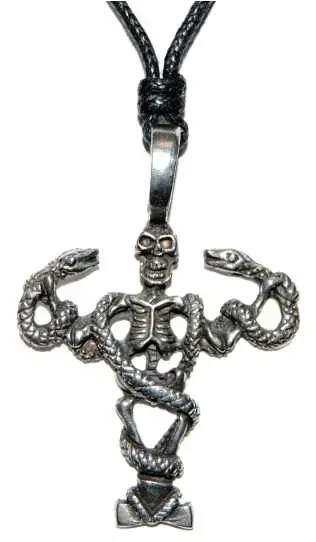 Anhänger ‘Snakes and Skull‘