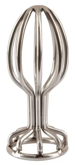 Anos Metal Cage Butt Plug (6,8 cm, Ø 2,8 cm)