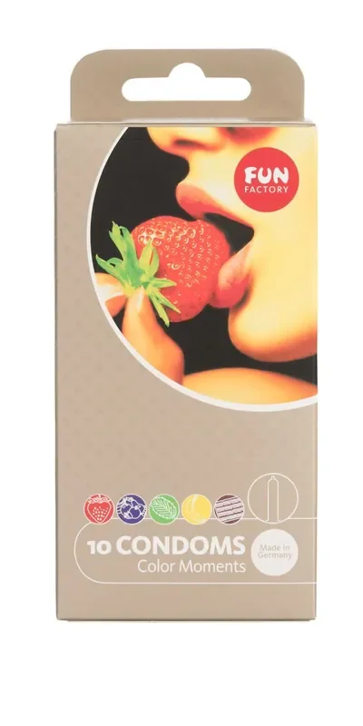 Aromatisierte Kondome ‘Color Moments‘ – 10er Packung