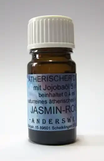 Ätherischer Duft ‘Jasmin-Rose Absolue‘ mit Jojobaöl