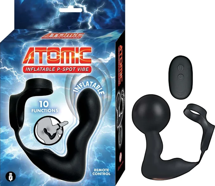 Atomic Inflatable P-Spot Vibe – Black