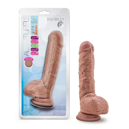 Au Naturel – Big Billy – 9 Inch Dildo – Mocha
