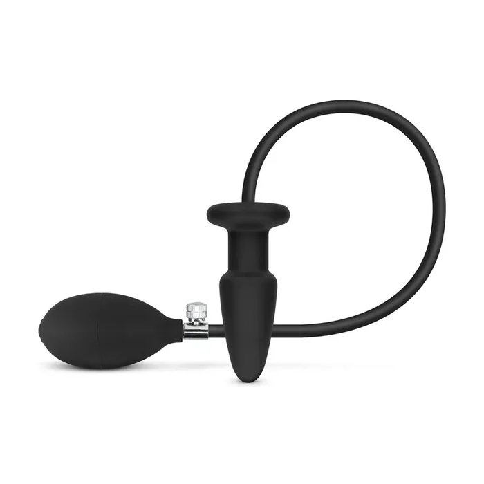 Aufblasbarer Analkplug – Schwarz
