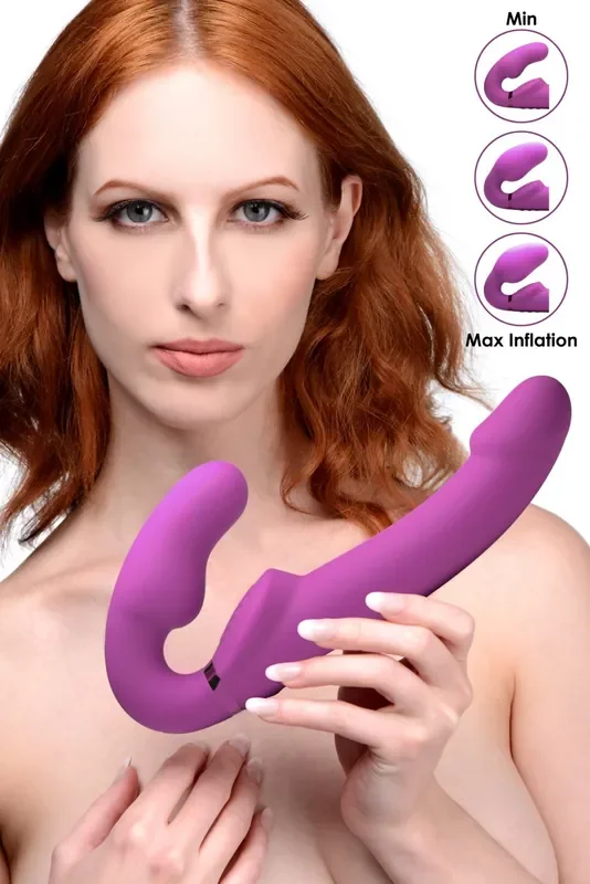 Aufblasbarer Silikon Vibrator