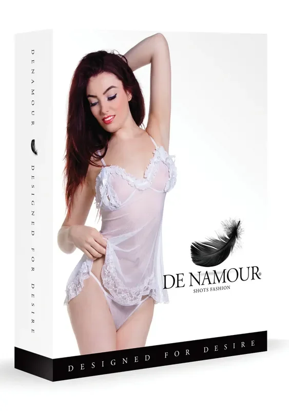 Babydoll & String – White