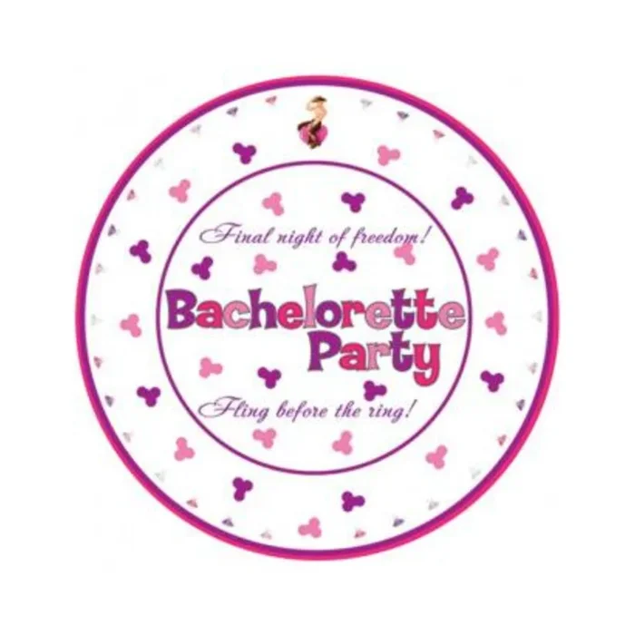 Bachelorette Party 7 Inch Plates 10 Per Pack