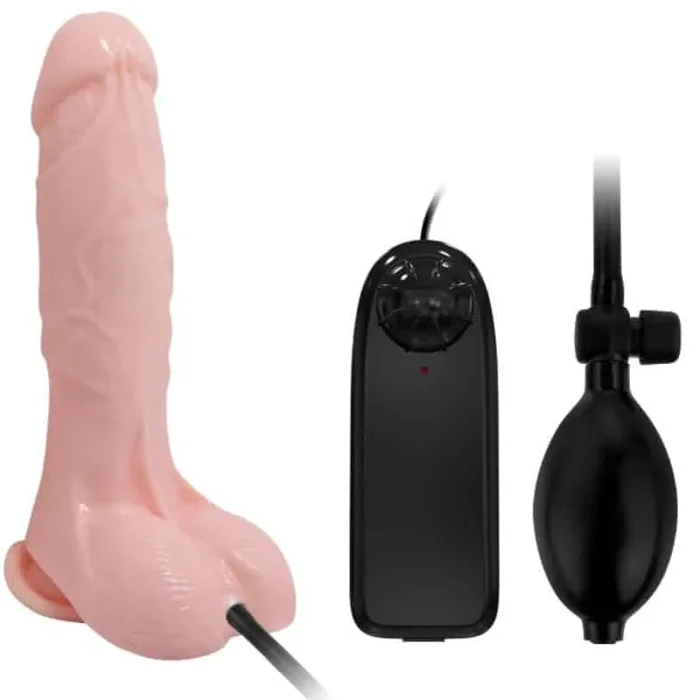 Baile – Realistischer Vibrierender und Aufblasbarer Dildo 18.8 CM