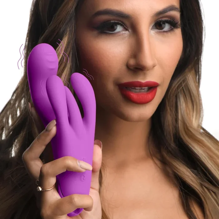 Bang! Triple Rabbit Vibrator – Purple