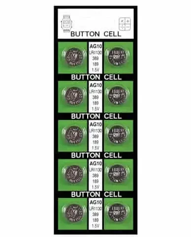 Batteries AG10 – Card of 10