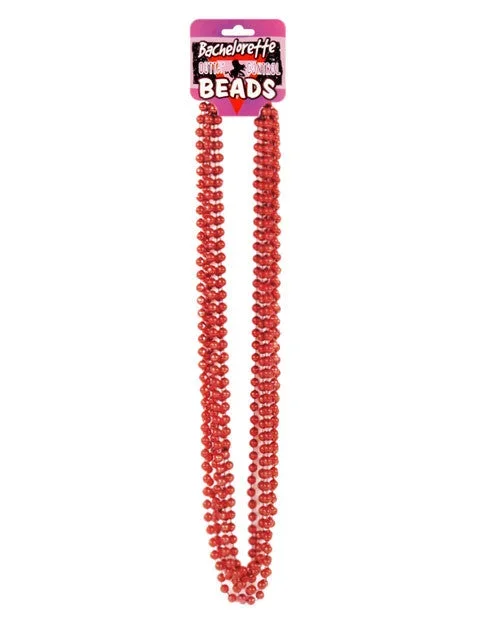 Beads – Metallic Red Pack of 6