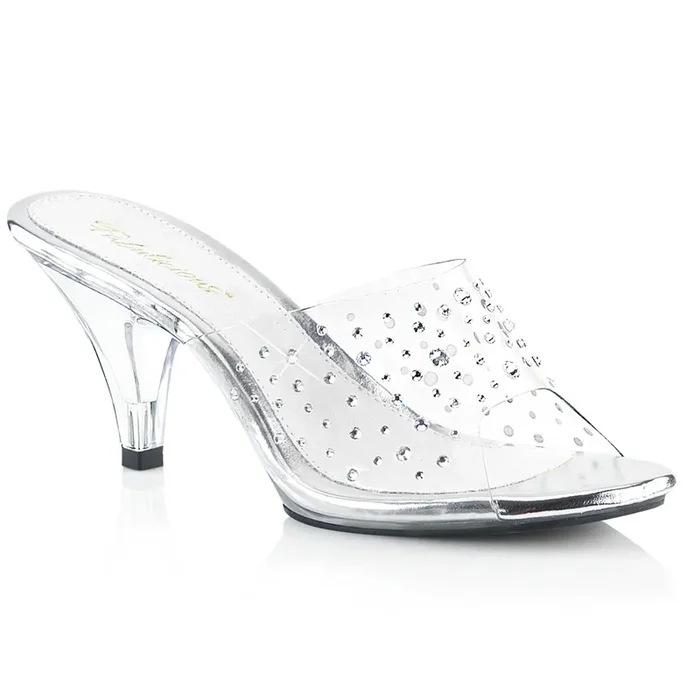 Belle-301RS (High Heel Größe 10 – Gr. 40, High Heel Farbe Transparent)