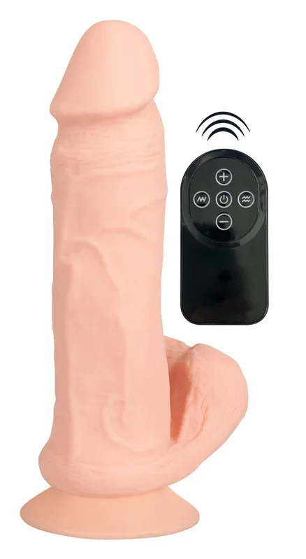 „Bendable RC Vibrator with Balls“ mit Fernbedienung Nature Skin
