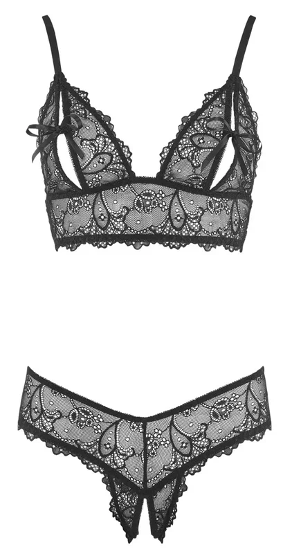 BH plus String, ouvert, aus weicher Spitze la finesse secteur