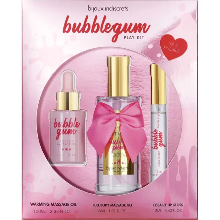 Bijoux – Indiscrets Bubblegum-Spielset mit ÖL Gel und Lipgloss
