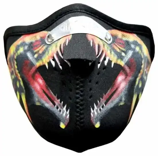 Biker Mundschutz Snakes