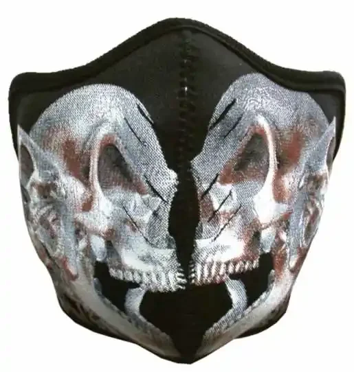 Biker Mundschutz Tattoo Skull