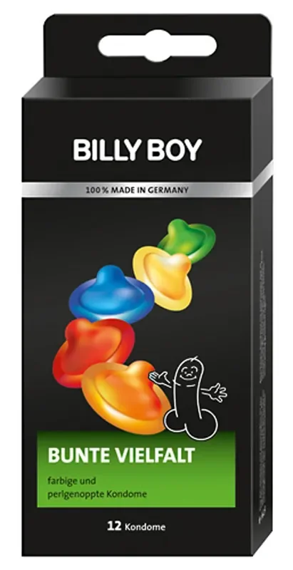 Billy Boy Bunte Vielfalt Kondome – 12 st.