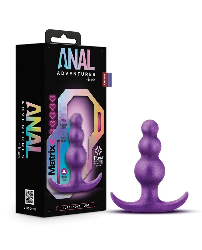 Blush Anal Adventures Matrix Supernova Plug – Purple