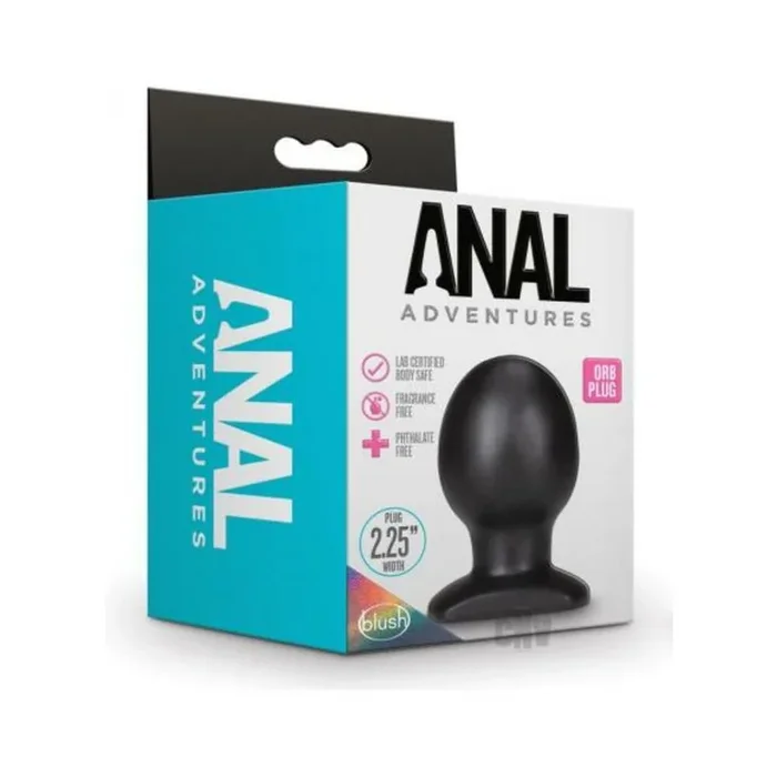 Blush Anal Adventures Orb Plug – Black