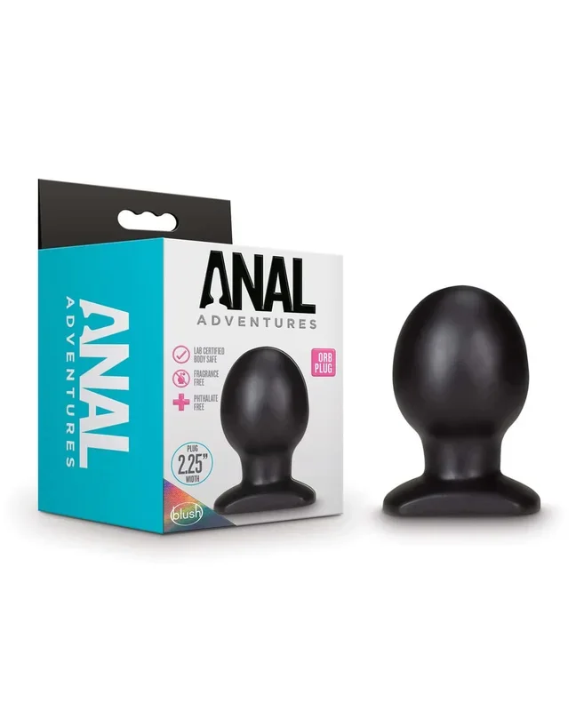 Blush Anal Adventures Orb Plug – Black