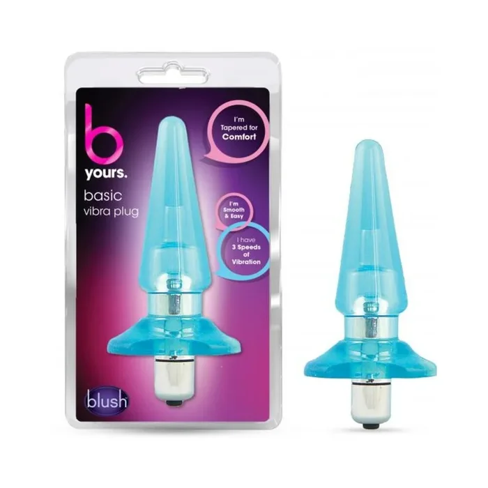 Blush B Yours Basic Vibra Plug – Blue