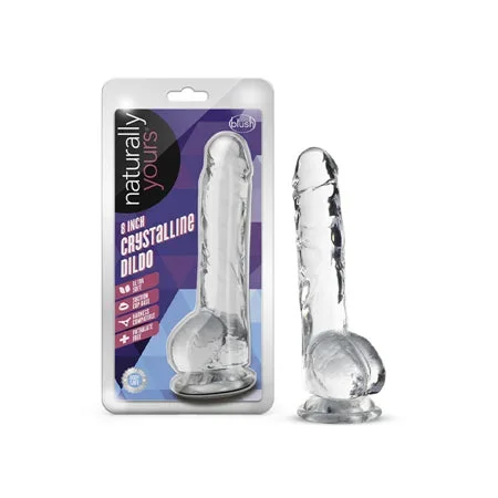 Blush Naturally Yours 8′ Crystalline Dildo – Diamond