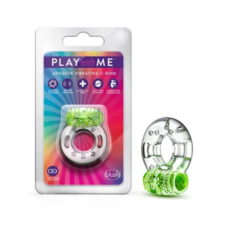 Blush Play with Me Arouser Vibrating C Ring – Green