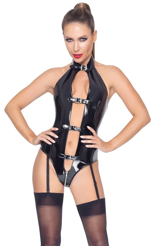 Body aus Lack, Strapse abnehmbar Black Level