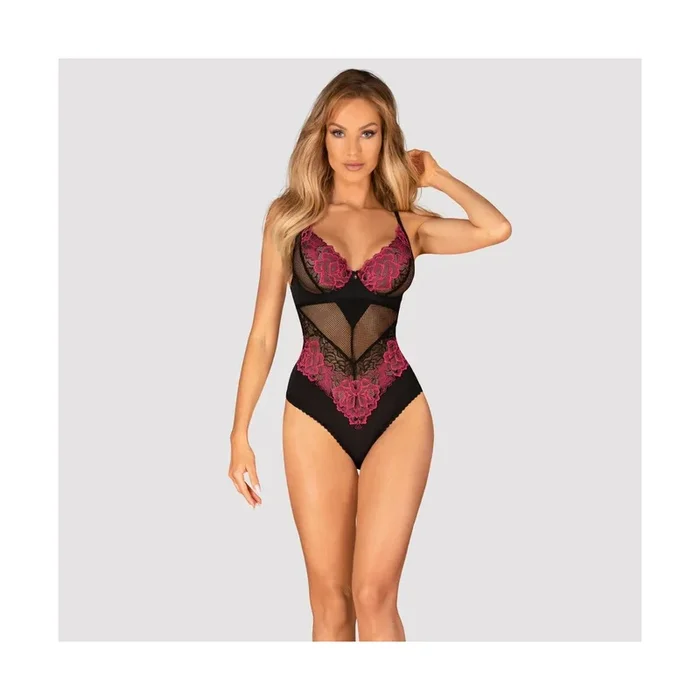 Body Rosenty – „Obsessive“ – Schwarz – Größe – XS/S