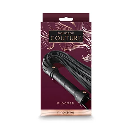 Bondage Couture Flogger – Black