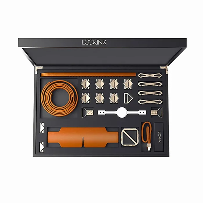 Bondage-Werkzeugset LOCKINK – Bondage & Restriction, Braun