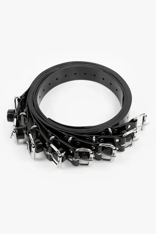 Bondageriemen Set mit verschließbarer Schnalle/Magnetverschluss/Schlüssel