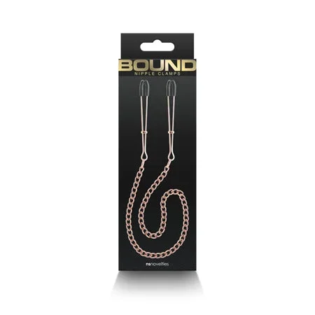 Bound DC3 Nipple Clamps – Rose Gold