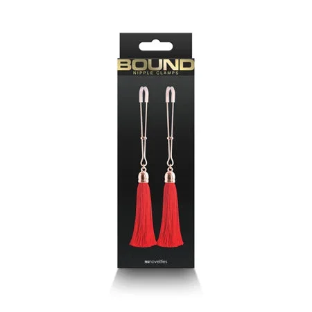 Bound T1 Nipple Clamps – Red