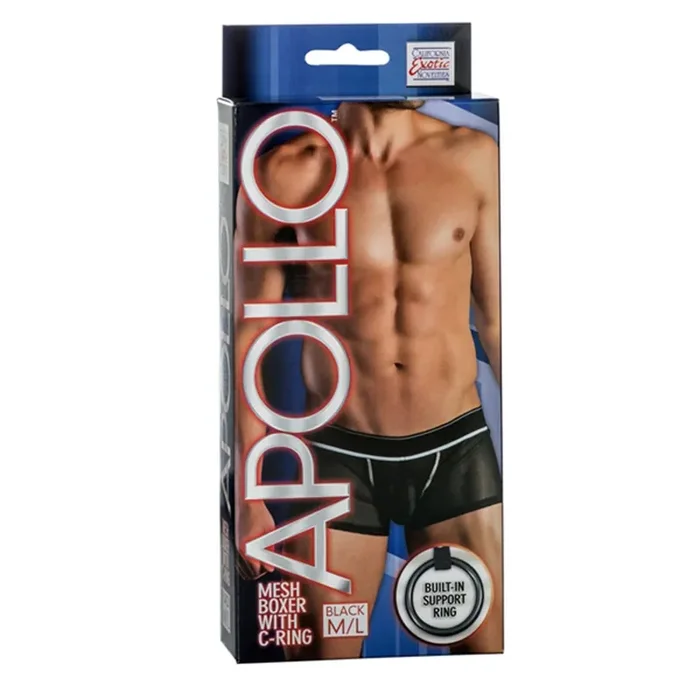 Boxershort in Schwarz mit Penisring