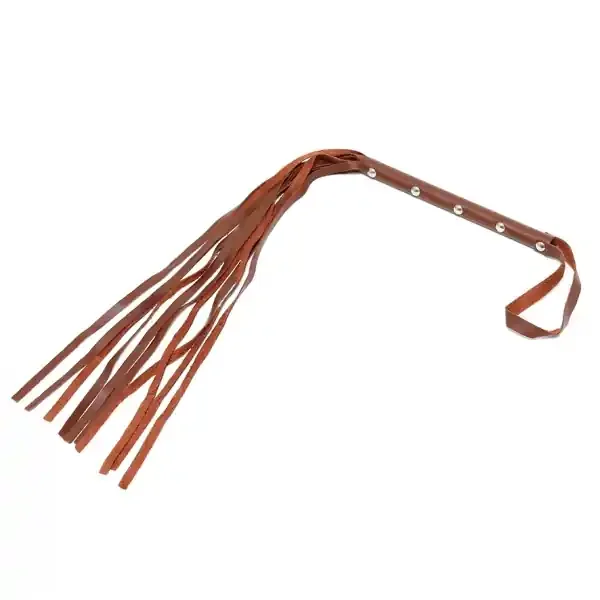 Brauner Leder-Flogger