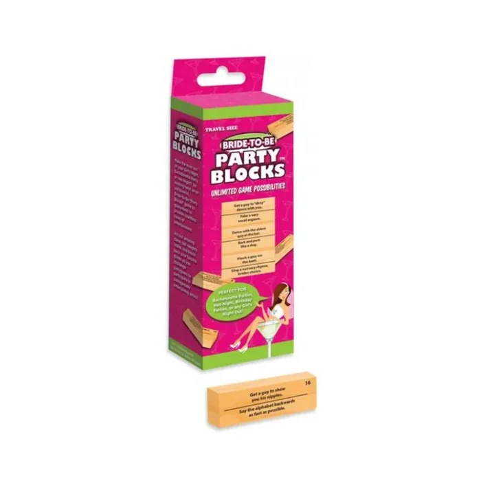 Bride to Be Party Blocks