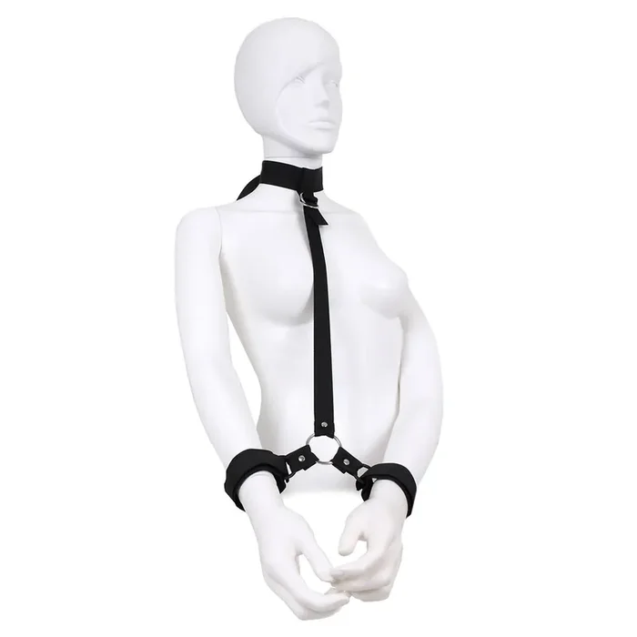 Budget Halsband und Handfessel Set