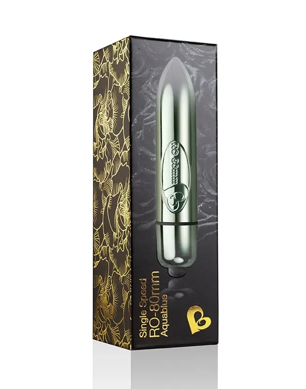 Bullet Vibrator – 80 mm – Aquablau