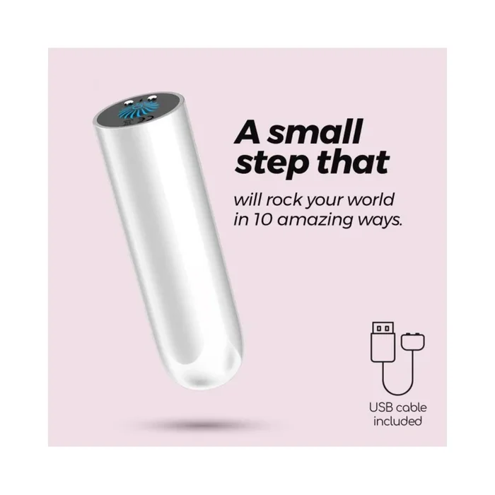 Bullet Vibrator Crushious – Quackers, Silber