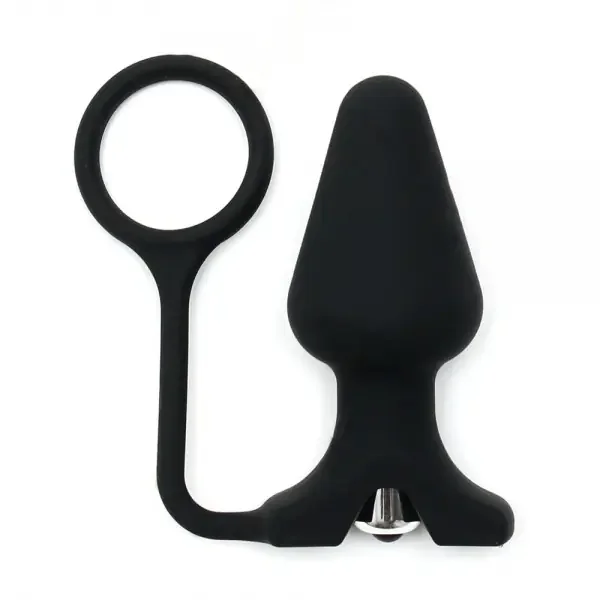 Buttplug mit Cockring und Vibrator
