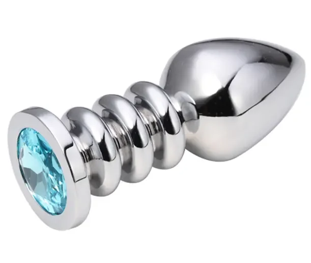 Buttplug mit Kristall ‘Drill‘