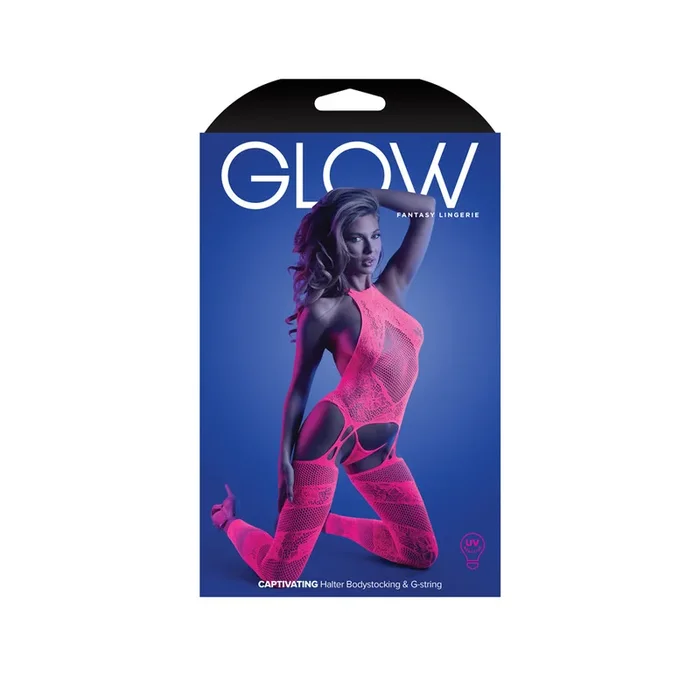 Captivating Halter Bodystocking & G-String
