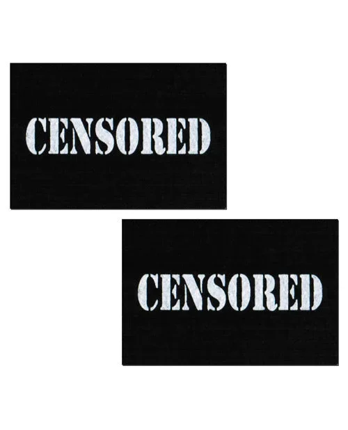 Censored Pastie – Black/White O/S