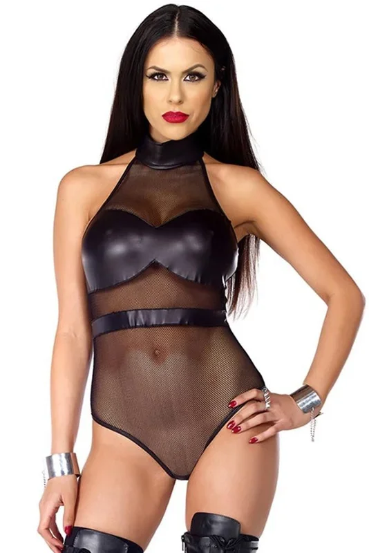 Chamber Micro Net Bodysuit in L/XL