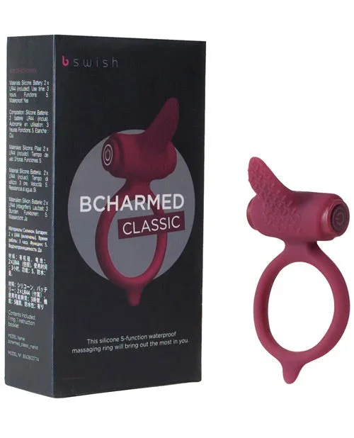 Classic Vibrating Cock Ring – Merlot