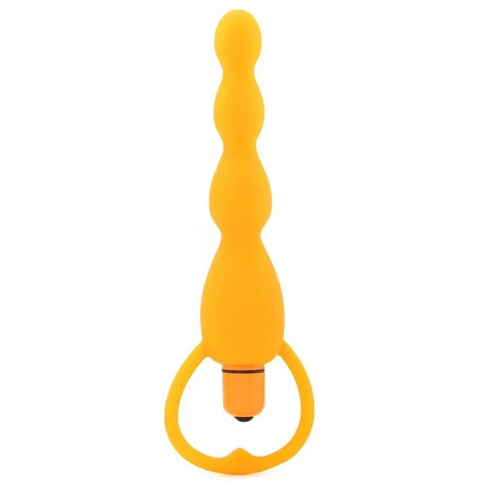 Climax Silicone Vibrating Bum Beads in Orange