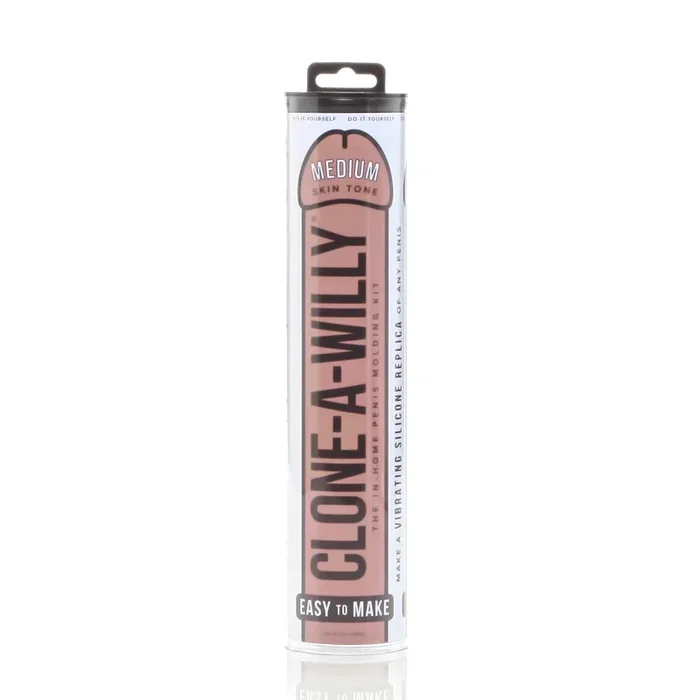Clone-A-Willy Penisabdruckset mit Vibration – natur