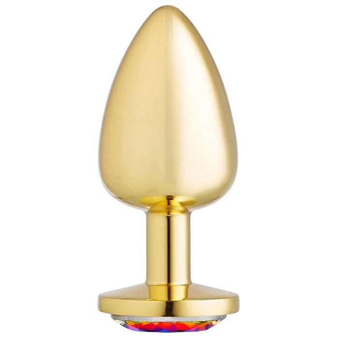 Cloud 9 Novelties Anal Gems Jeweled Gold Chromed – Large