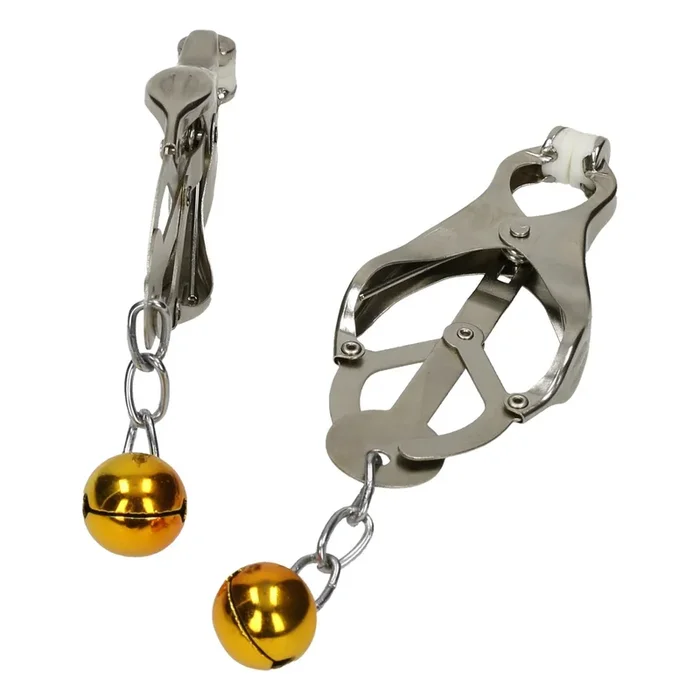 Clover Clamps mit goldenen Glöckchen